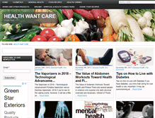 Tablet Screenshot of healthwantcare.com